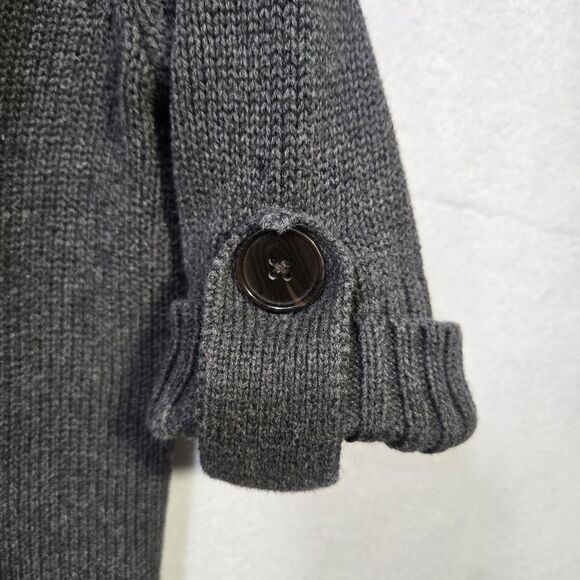 Athleta Cowl Sweater Dress Tunic grey Women medium Pockets - Picture 6 of 11